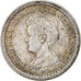 Coin, Netherlands, Wilhelmina I, 10 Cents, 1917, EF(40-45), Silver, KM:145