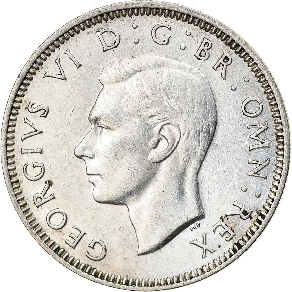 Coin, Great Britain, George VI, Shilling, 1942, AU(50-53), Silver, KM:854