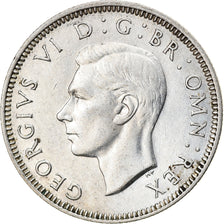 Coin, Great Britain, George VI, Shilling, 1942, AU(50-53), Silver, KM:854