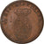 Moneda, Dinamarca, Frederik VI, Rigsbankskilling, 1818, MBC, Cobre, KM:688