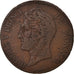 Monnaie, Monaco, Honore V, 5 Centimes, Cinq, 1837, Monaco, TB+, Cuivre, KM:95.2a