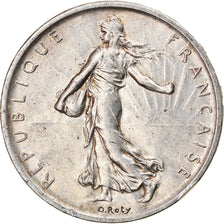 Munten, Frankrijk, Semeuse, 5 Francs, 1960, Paris, ZF, Zilver, KM:926