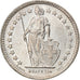 Coin, Switzerland, 1/2 Franc, 1958, Bern, MS(63), Silver, KM:23