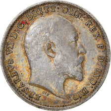 Münze, Großbritannien, Edward VII, 3 Pence, 1903, SS, Silber, KM:797.1