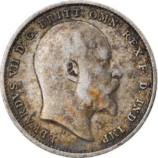Coin, Great Britain, Edward VII, 3 Pence, 1903, VF(30-35), Silver, KM:797.1