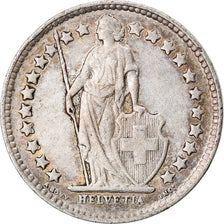 Coin, Switzerland, 1/2 Franc, 1942, Bern, VF(30-35), Silver, KM:23