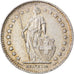 Coin, Switzerland, 1/2 Franc, 1944, Bern, EF(40-45), Silver, KM:23