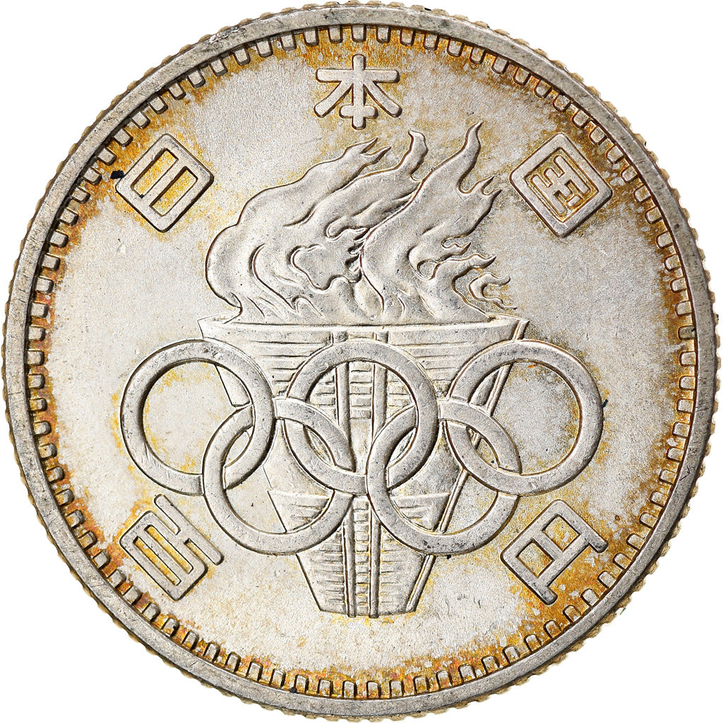 Coin, Japan, Hirohito, 100 Yen, 1964, AU(55-58), Silver, KM:79