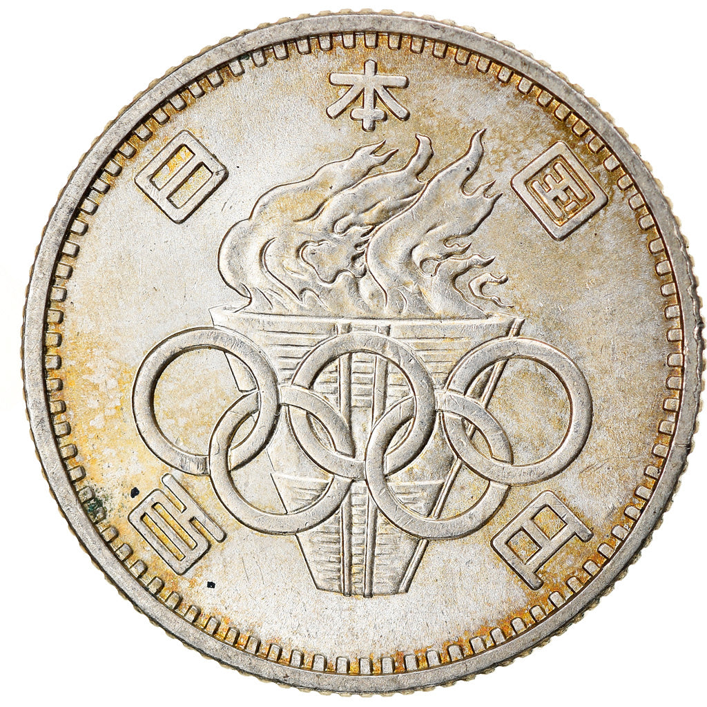 Coin, Japan, Hirohito, 100 Yen, 1964, AU(55-58), Silver, KM:79