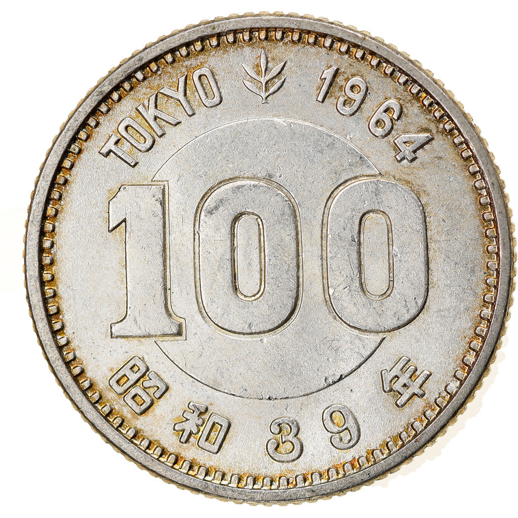 Coin, Japan, Hirohito, 100 Yen, 1964, AU(55-58), Silver, KM:79