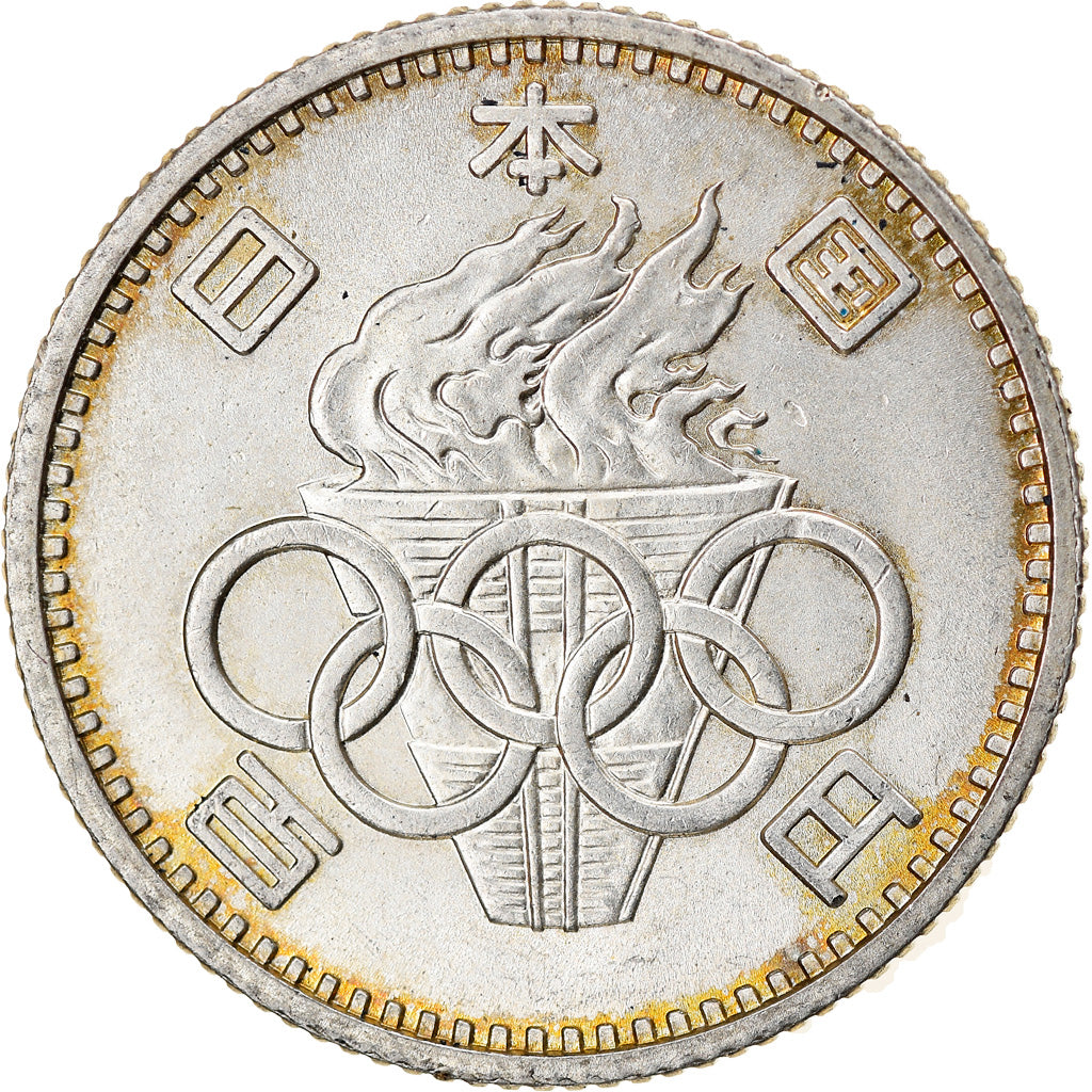 Coin, Japan, Hirohito, 100 Yen, 1964, AU(55-58), Silver, KM:79