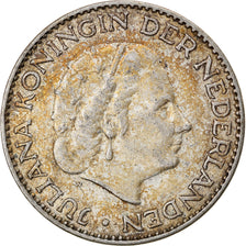Coin, Netherlands, Juliana, Gulden, 1956, EF(40-45), Silver, KM:184