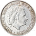 Coin, Netherlands, Juliana, Gulden, 1958, EF(40-45), Silver, KM:184