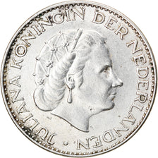 Coin, Netherlands, Juliana, Gulden, 1965, EF(40-45), Silver, KM:184
