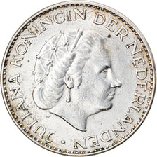 Coin, Netherlands, Juliana, Gulden, 1965, EF(40-45), Silver, KM:184