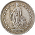 Coin, Switzerland, Franc, 1945, Bern, VF(30-35), Silver, KM:24