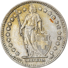Coin, Switzerland, Franc, 1957, Bern, VF(30-35), Silver, KM:24