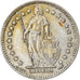 Coin, Switzerland, Franc, 1957, Bern, VF(30-35), Silver, KM:24