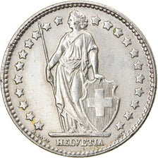 Moeda, Suíça, Franc, 1961, Bern, EF(40-45), Prata, KM:24