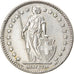 Moeda, Suíça, Franc, 1961, Bern, EF(40-45), Prata, KM:24