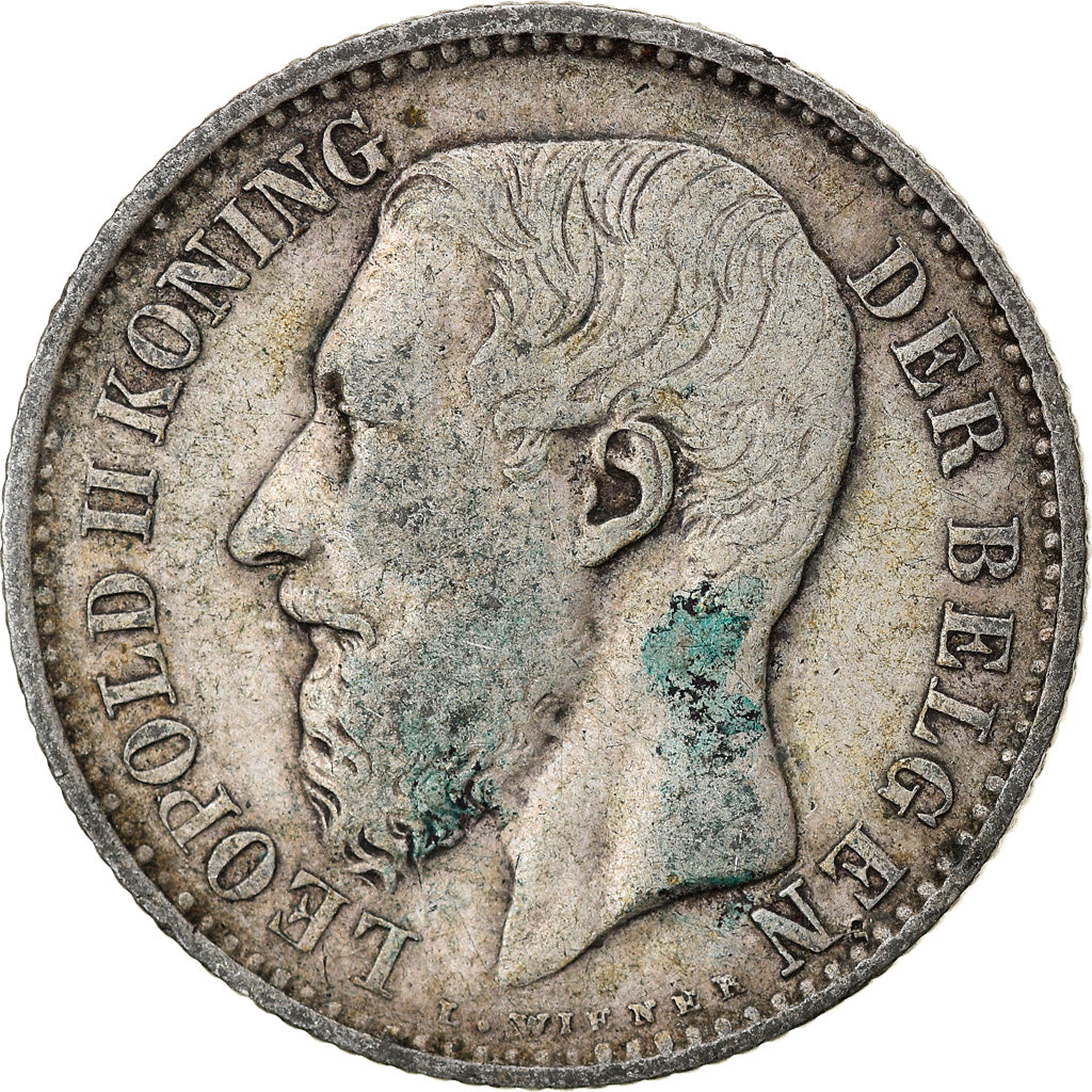 Monnaie, Belgique, Leopold II, Franc, 1886, B+, Argent, KM:28.1