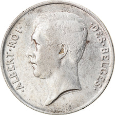 Moeda, Bélgica, Franc, 1911, EF(40-45), Prata, KM:72