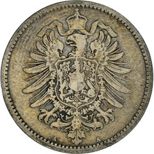 Coin, GERMANY - EMPIRE, Wilhelm I, Mark, 1875, Berlin, VF(30-35), Silver, KM:7