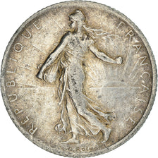 Coin, France, Semeuse, Franc, 1914, Paris, VF(30-35), Silver, KM:844.1