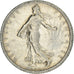 Moneta, Francia, Semeuse, Franc, 1917, Paris, BB, Argento, KM:844.1, Gadoury:467