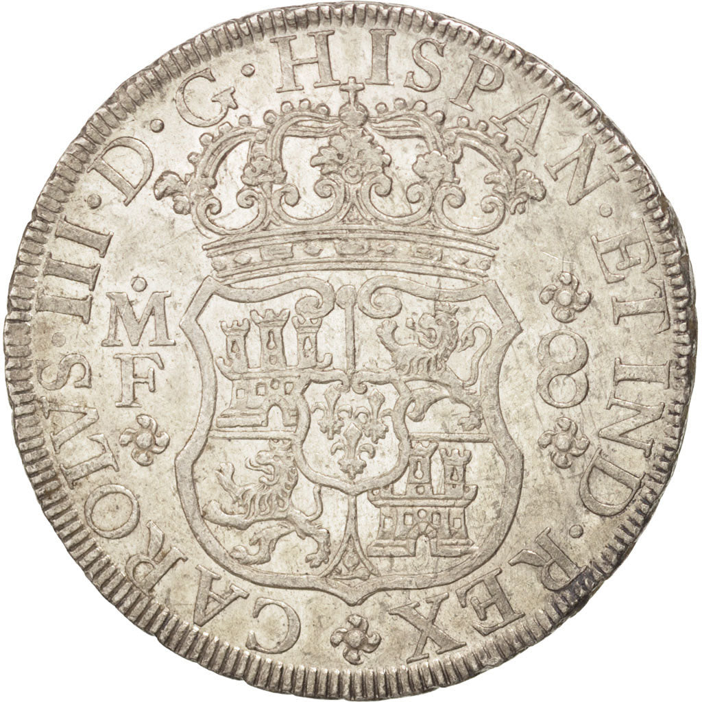 Mexique, Charles III, 8 Reales, 1768 MF, Mexico, KM 105