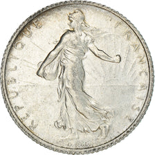 Coin, France, Semeuse, Franc, 1919, Paris, AU(50-53), Silver, KM:844.1