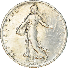 Moneta, Francia, Semeuse, 2 Francs, 1914, Paris, BB, Argento, KM:845.1