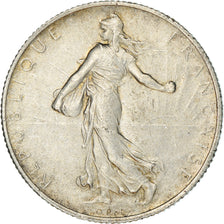 Coin, France, Semeuse, 2 Francs, 1916, Paris, AU(50-53), Silver, KM:845.1