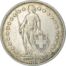 Coin, Switzerland, 2 Francs, 1920, Bern, VF(30-35), Silver, KM:21