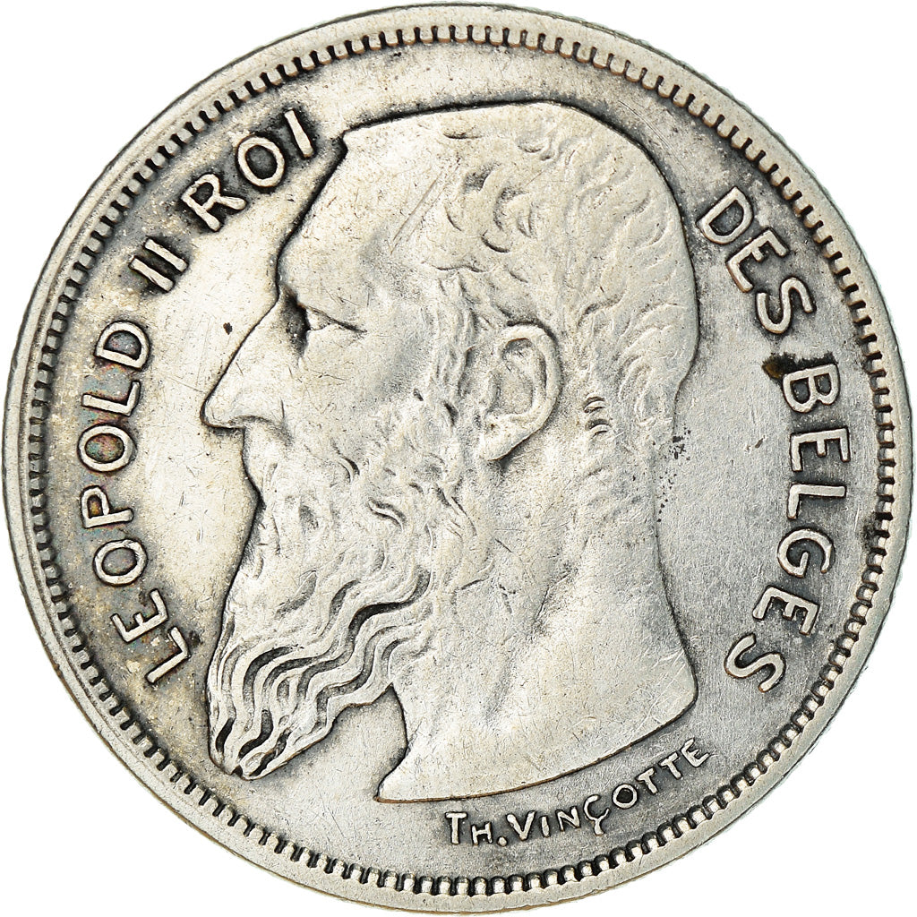 Coin, Belgium, 2 Francs, 2 Frank, 1909, EF(40-45), Silver, KM:58.1