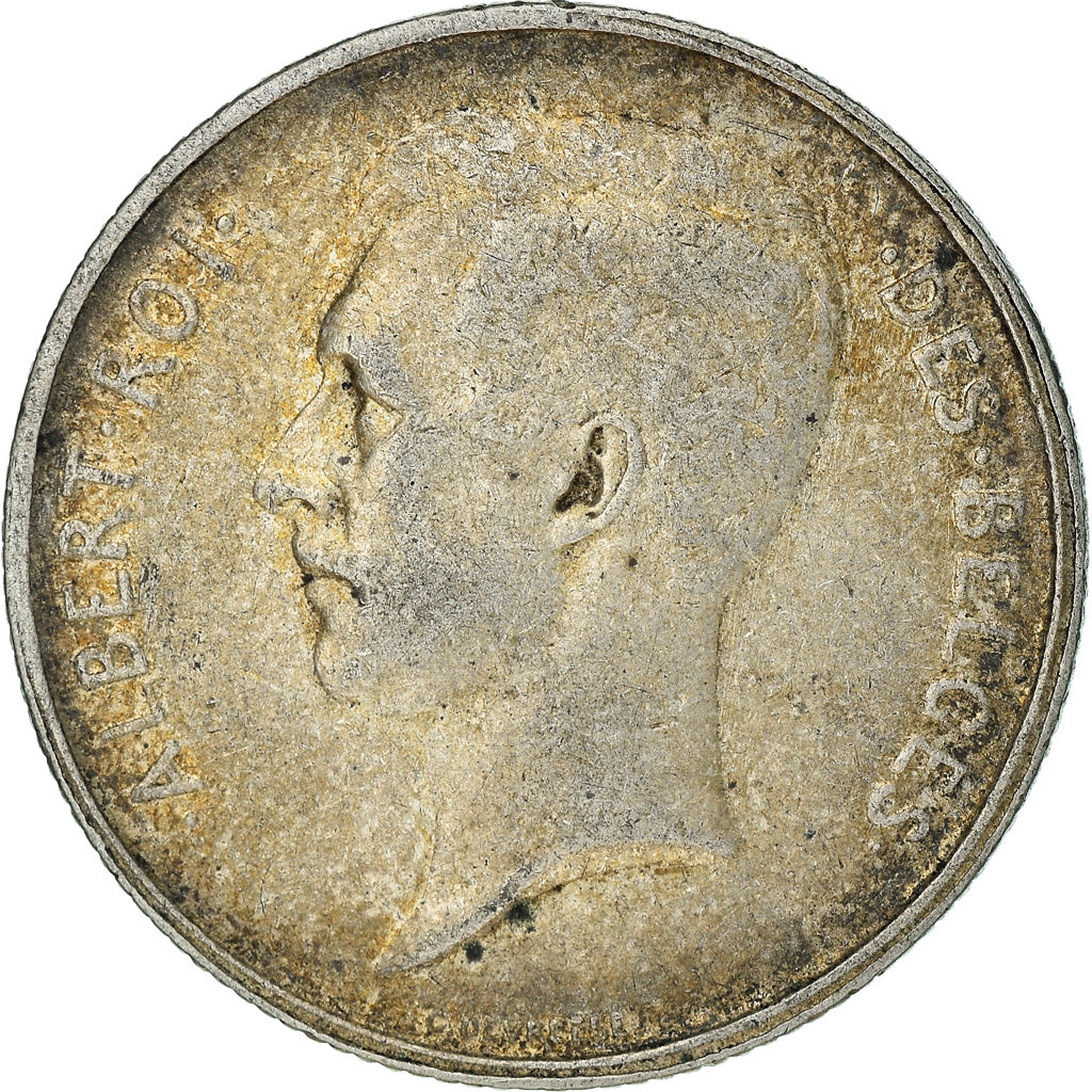 Coin, Belgium, 2 Francs, 2 Frank, 1911, EF(40-45), Silver, KM:74