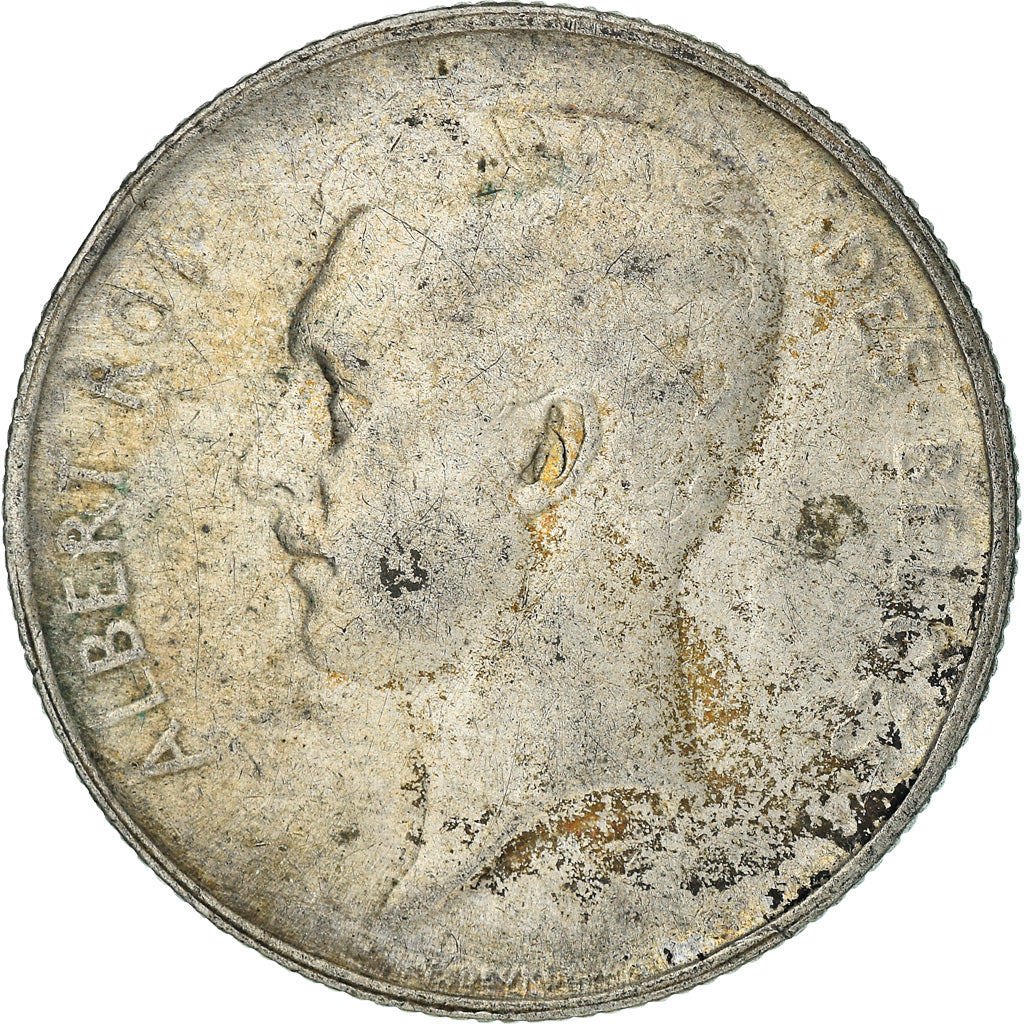 Coin, Belgium, Albert I, 2 Francs, 2 Frank, 1912, EF(40-45), Silver, KM:74