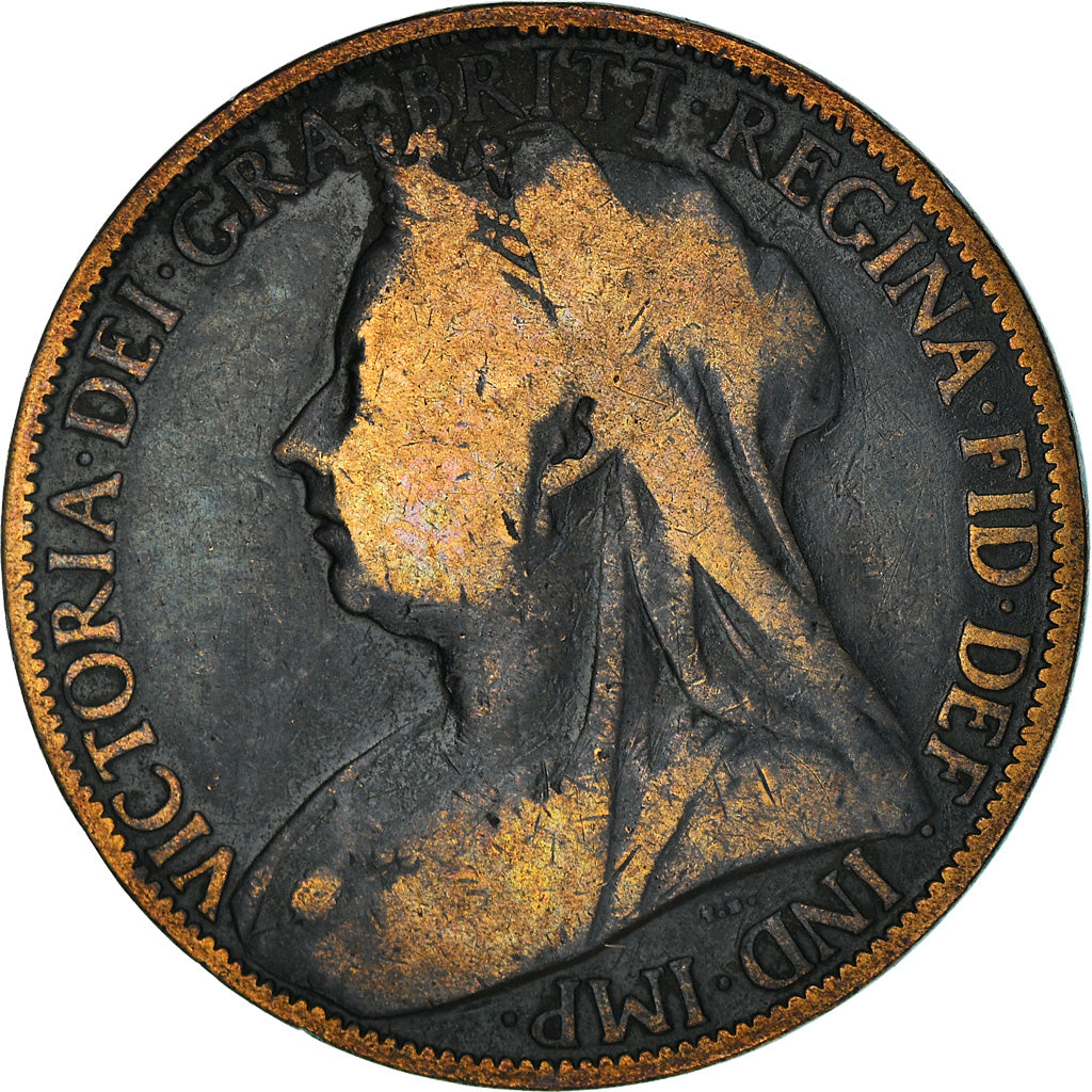 Münze, Großbritannien, Victoria, Penny, 1898, SGE+, Bronze, KM:790