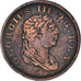 Moeda, Guiana, 1/2 Stiver, 1813, VF(30-35), Cobre, KM:9