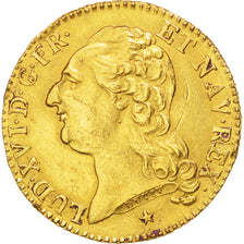FRANCE, Louis d'or à la tête nue, Louis D'or, 1786, Lille, KM #591.15, AU(50-53)