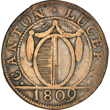 Moneta, CANTONI SVIZZERI, LUZERN, Batzen-10 Rappen, 1809, Bern, MB+, Biglione