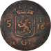 Moneda, INDIAS ORIENTALES HOLANDESAS, Duit, 1808, Dordrecht, BC+, Cobre, KM:76