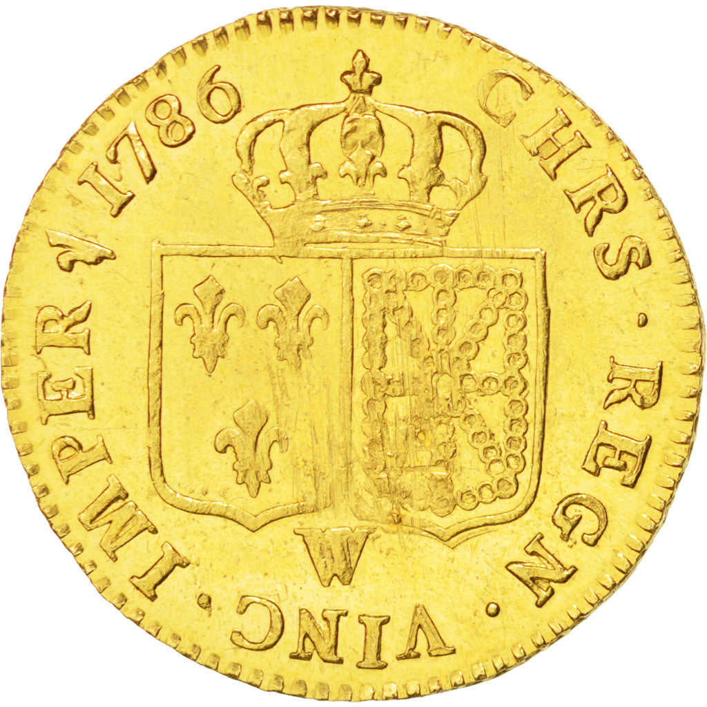 FRANCE, Louis XVI, Louis D'or, 1786, Lille, Gold, PCGS MS64, KM 591.15