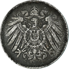 Coin, GERMANY - EMPIRE, 5 Pfennig, 1918, Berlin, VF(20-25), Iron, KM:19