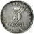 Moneda, ALEMANIA - IMPERIO, 5 Pfennig, 1918, Berlin, BC+, Hierro, KM:19