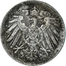 Moneta, GERMANIA - IMPERO, 5 Pfennig, 1921, Berlin, BB, Ferro, KM:19