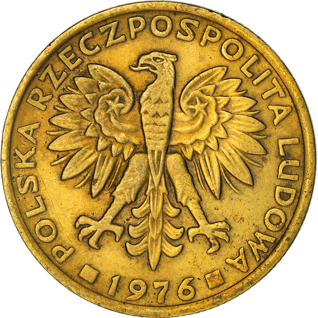 Monnaie, Pologne, 2 Zlote, 1976, Warsaw, TTB+, Laiton, KM:80.1