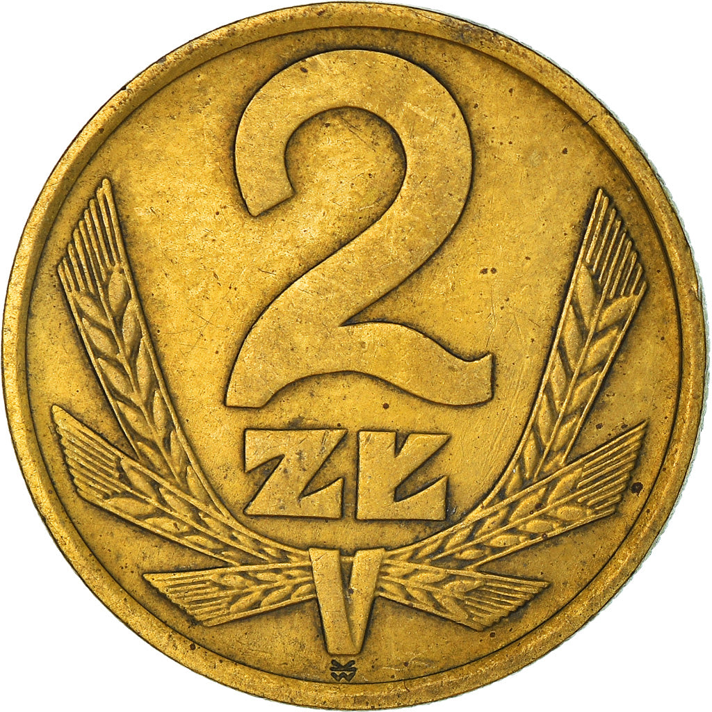 Monnaie, Pologne, 2 Zlote, 1976, Warsaw, TTB+, Laiton, KM:80.1