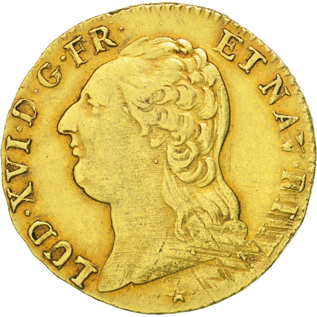 Francia, Louis XVI, Louis d'or à la tête nue, Louis d'Or, 1787, Lille, BB,...