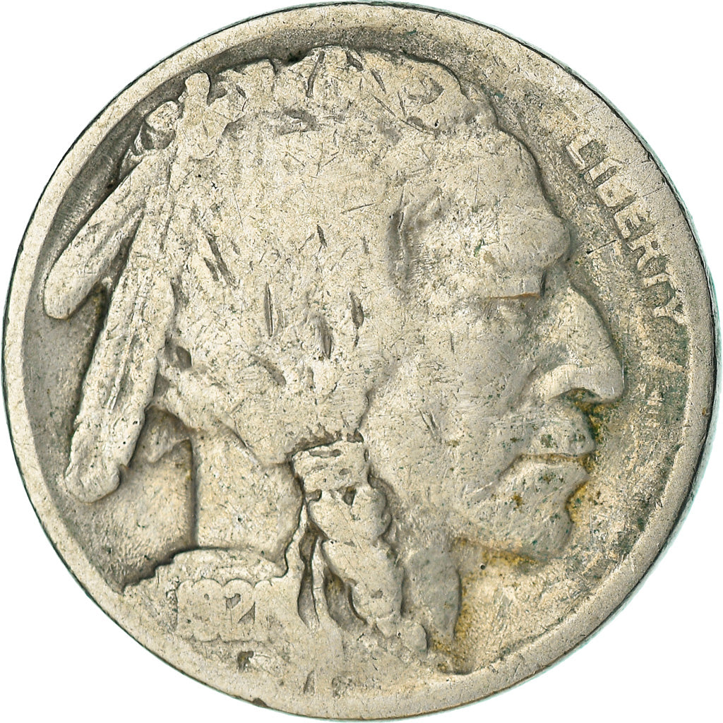 Münze, Vereinigte Staaten, Buffalo Nickel, 5 Cents, 1921, U.S. Mint